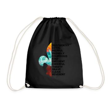 Scouts, Scouts, Amoureux de la Nature - Tshirt - Sac de sport léger - noir - Devant