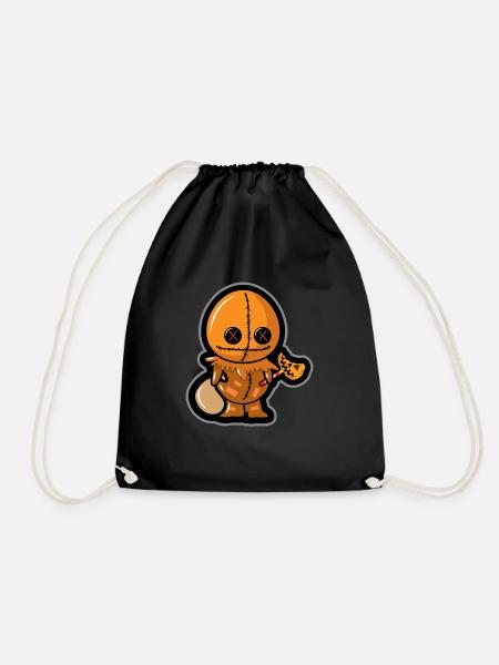 Trick Treat Funny Cute Halloween Costume - Turnbeutel - Schwarz
