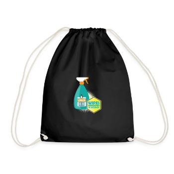 Funny Linux Penguin Tux Cleaner Gift Computer - Sac de sport léger - noir - Devant