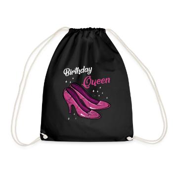 Anniversaire Reine - Sac de sport léger - noir - Devant