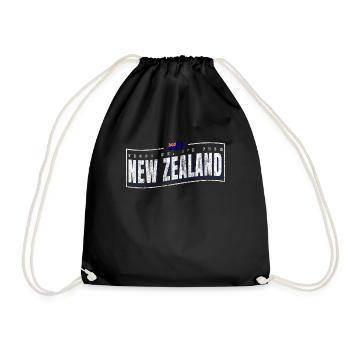 Neuseeland - Turnbeutel - Schwarz - Vorne