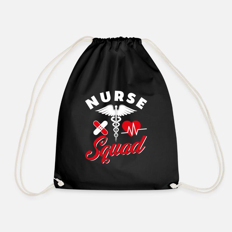 Nurse Squad - Turnbeutel - Schwarz