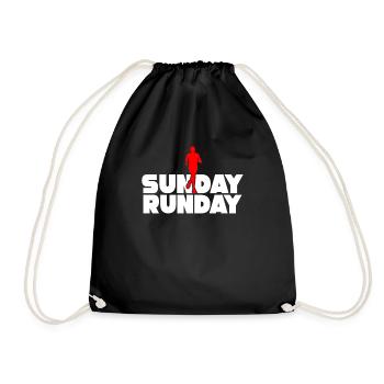 Ultramarathon Marathon Cadeaux Dimanche Dimanche - Sac de sport léger - noir - Devant