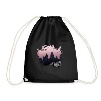 Angkor Wat - Drawstring Bag - black - Front