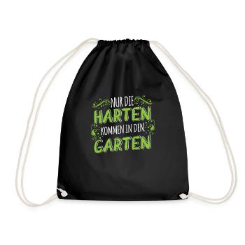 T-shirt for horticulture Gardeners and horticulturists - Drawstring Bag - black - Front