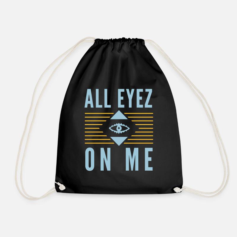All Eyez on Me 2Pac - Turnbeutel - Schwarz