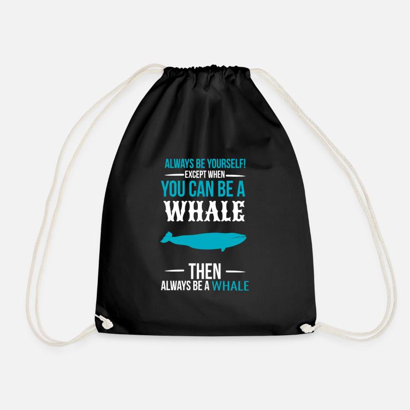 baleine - Sac de sport léger - noir