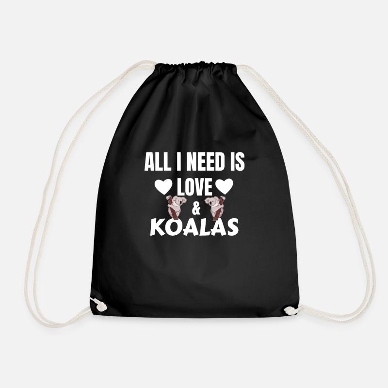 koala - Sac de sport léger - noir