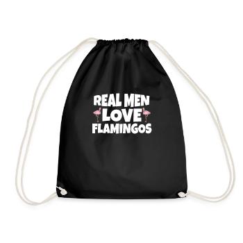 flamant - Sac de sport léger - noir - Devant