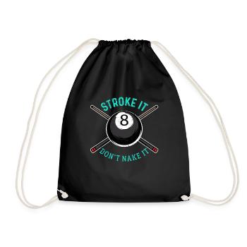 billard - Sac de sport léger - noir - Devant
