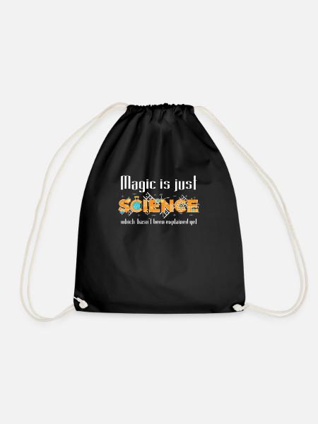 Science - Drawstring Bag - black