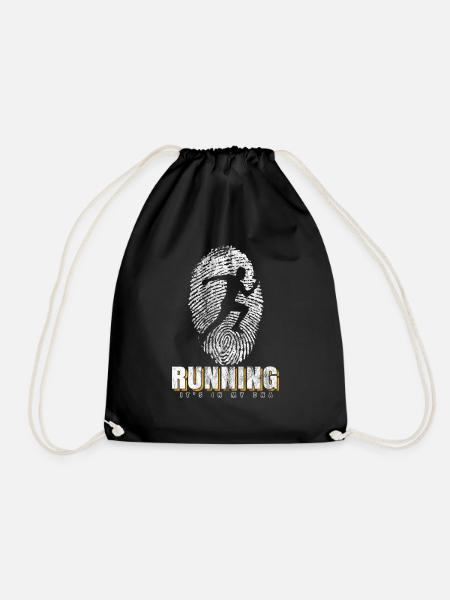 Runner-DNA ausführen - Turnbeutel - Schwarz