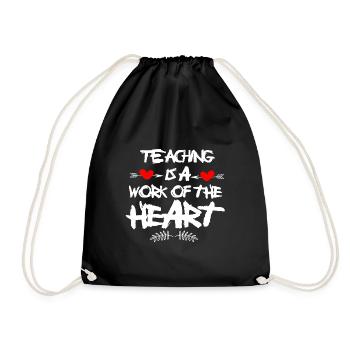 Enseignant Enseignant Enseignant - Sac de sport léger - noir - Devant