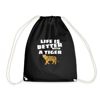 Tigre - Sac de sport léger - noir - Devant
