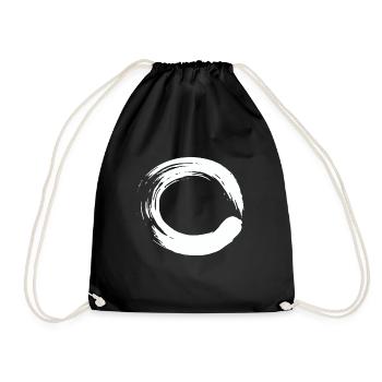 Yoga - Zen Circle - Shirt - Drawstring Bag - black - Front