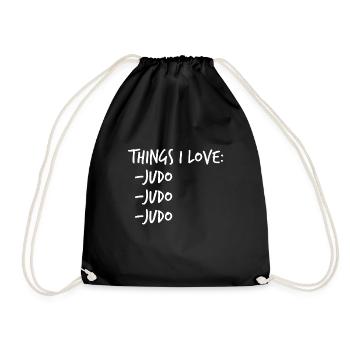 Fan de judo - Sac de sport léger - noir - Devant