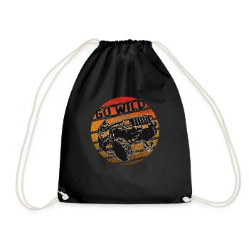 Go Wild Offroad T-Shirt - Turnbeutel - Schwarz - Vorne