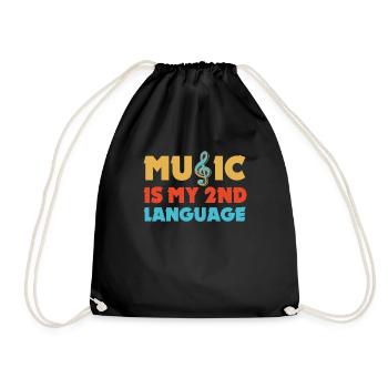 Musiciens musiciens - Sac de sport léger - noir - Devant