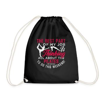 Pilates - Sac de sport léger - noir - Devant