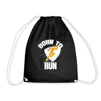 Cadeau cool Born To Run - Sac de sport léger - noir - Devant