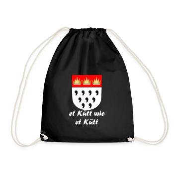 Köln T-shirt - et Kütt wie et Kütt - Turnbeutel - Schwarz - Vorne