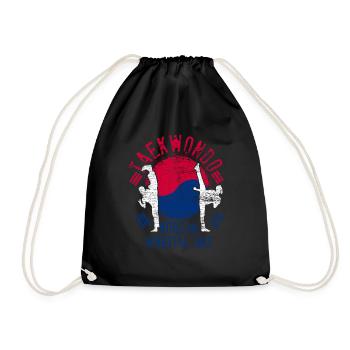 Taekwondo Corée - Sac de sport léger - noir - Devant