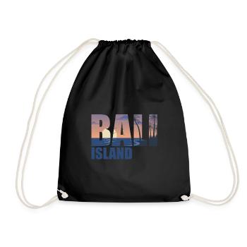 Le coucher de soleil de Bali - Sac de sport léger - noir - Devant