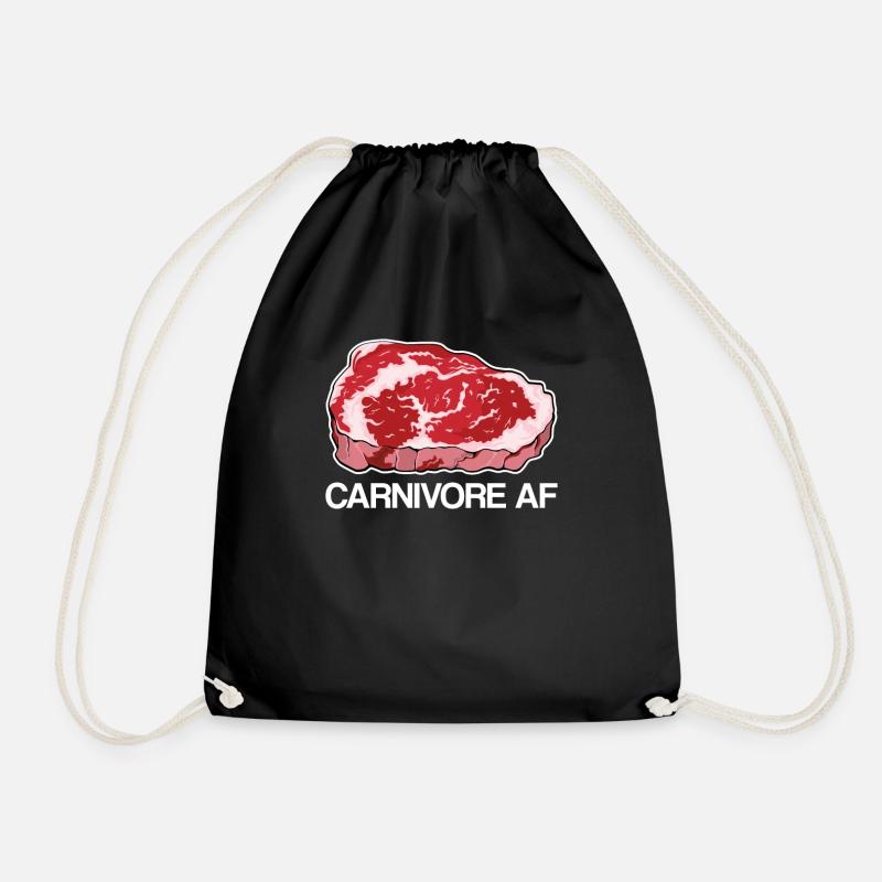 Carnivore AF Cadeau de régime cétogène Carnivore - Sac de sport léger - noir