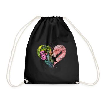 flamant - Sac de sport léger - noir - Devant