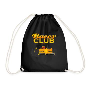 Full Speed Gift Shirt, Full Throttle Gift Shirt is - Drawstring Bag - black - Front