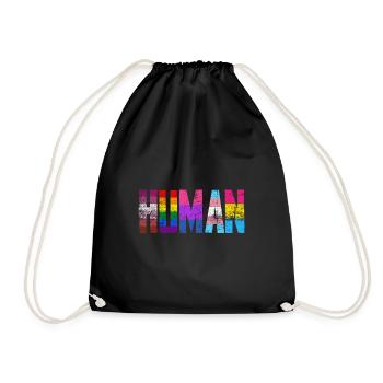 LGBT - Turnbeutel - Schwarz - Vorne
