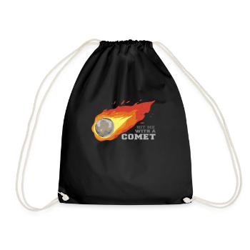 Space Comet Collision - Turnbeutel - Schwarz - Vorne