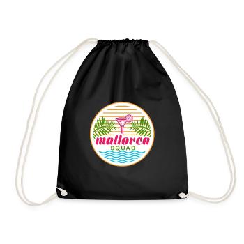 Mallorca Squad - Drawstring Bag - black - Front