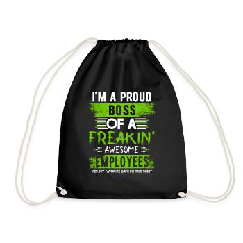 patron - Sac de sport léger - noir - Devant