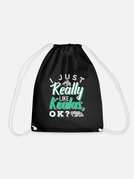 J'aime vraiment Koalas, ok? - Sac de sport léger - noir