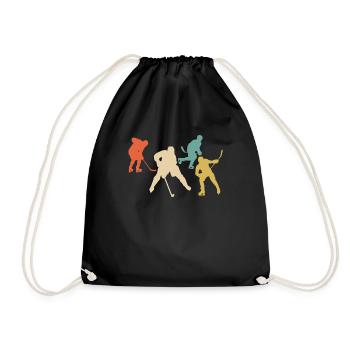 Vintage Style Ice Hockey - Sac de sport léger - noir - Devant