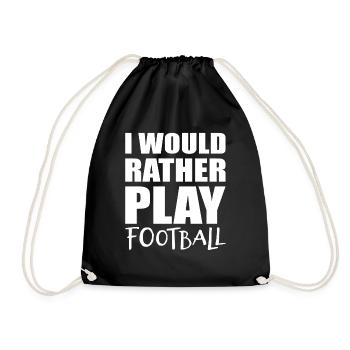 Football football - Sac de sport léger - noir - Devant