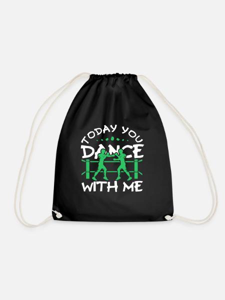 boxing - Drawstring Bag - black
