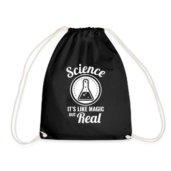 Science Scientist Science - Drawstring Bag - black - Front