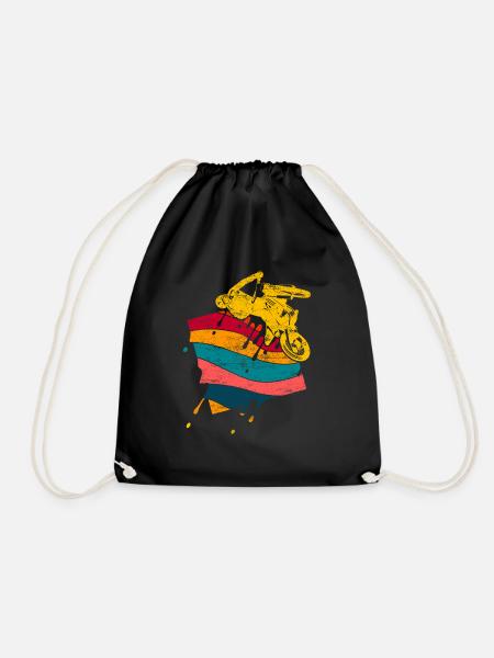 Rétro Braap Moto Quad Idée Cadeau - Sac de sport léger - noir
