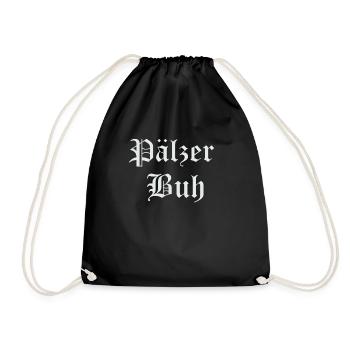 Pälzer Buh / Palz / Pfalz / Pfälzer - Drawstring Bag - black - Front