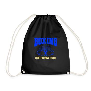Boxen Sport - Turnbeutel - Schwarz - Vorne