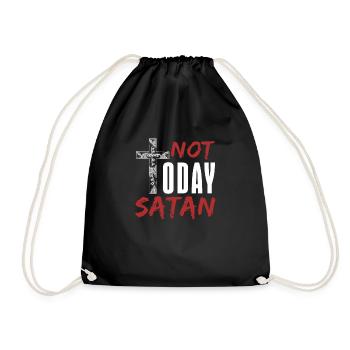 devil - Drawstring Bag - black - Front