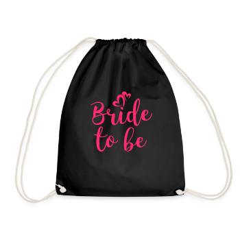 Bride To Be JGA Bride Bachelor Party Party - Drawstring Bag - black - Front