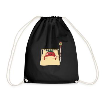 La tomate à l’hôpital - Sac de sport léger - noir - Devant