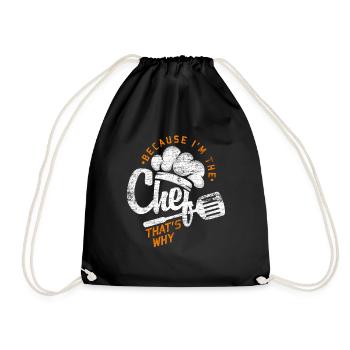 Chef chef - Sac de sport léger - noir - Devant