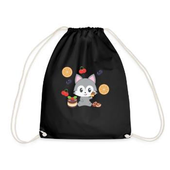 Husky - T-shirt Husky - Husky - Collations - Sac de sport léger - noir - Devant