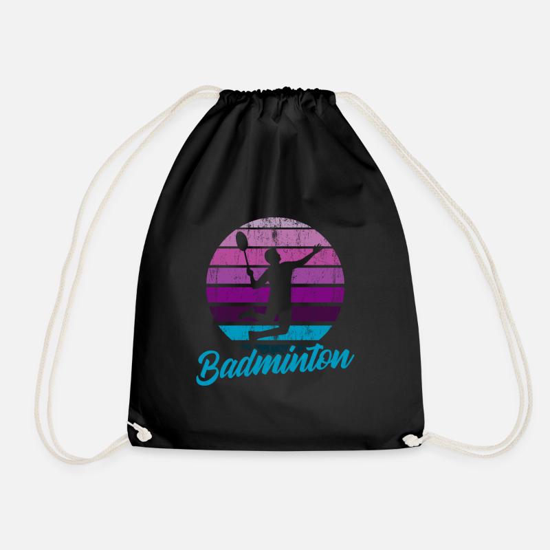 Badminton Badminton Badminton - Turnbeutel - Schwarz