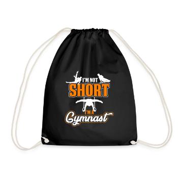 Gymnast Turner - Drawstring Bag - black - Front