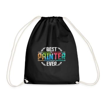 Painter hero - Drawstring Bag - black - Front